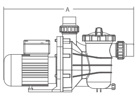 Bomba de Agua para Piscina Serie SS de 1 a 1.2 Hp, EMAUX